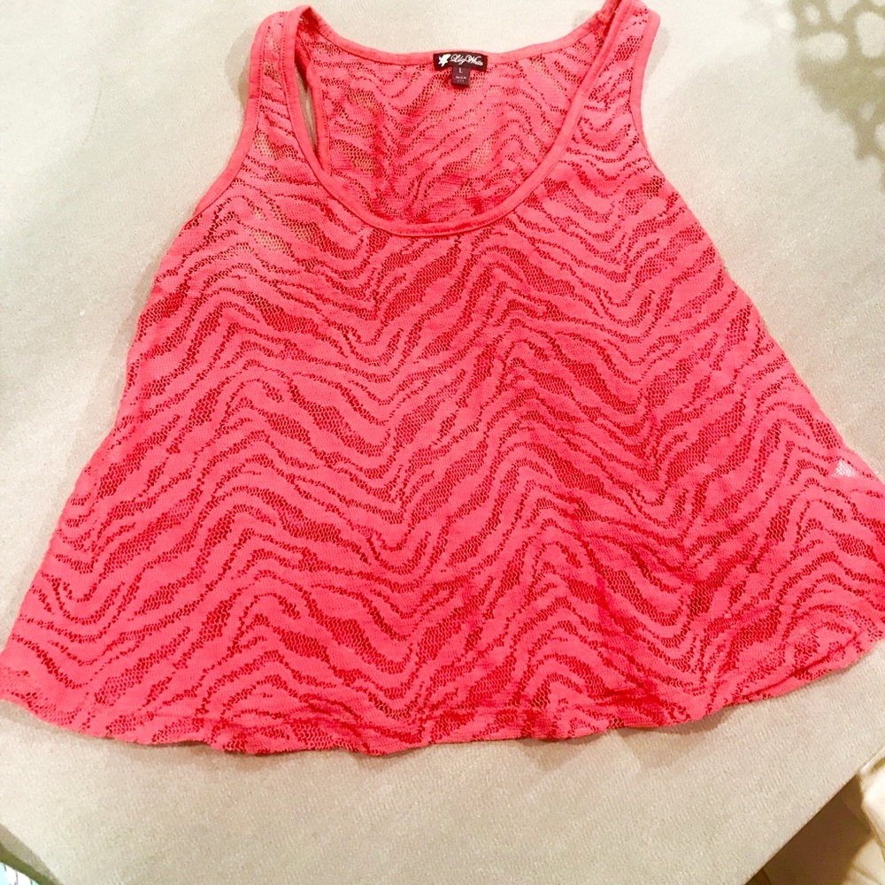 see-through crop top